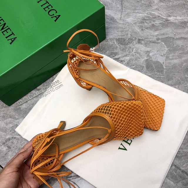 BOTTEGA VENETA高端時尚女鞋 寶緹嘉22春夏新款網紗高跟鞋 dx3530